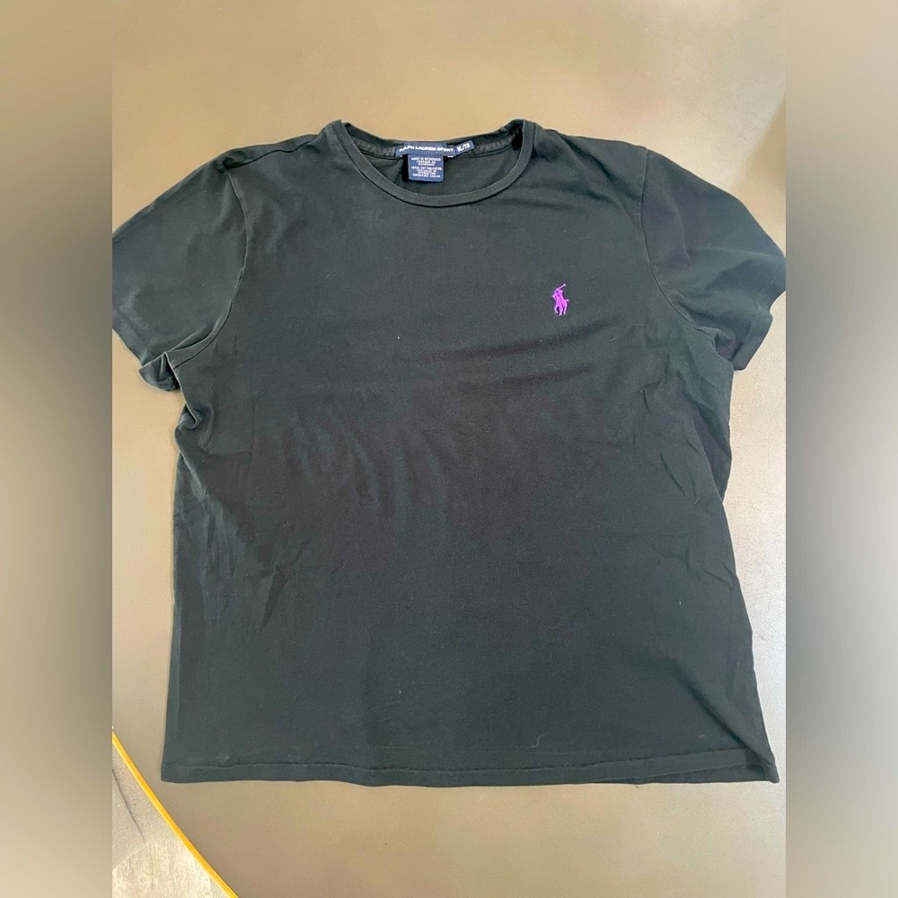 Ralph Lauren Sport Women’s short sleeve tee shirt Navy Blue Size XL